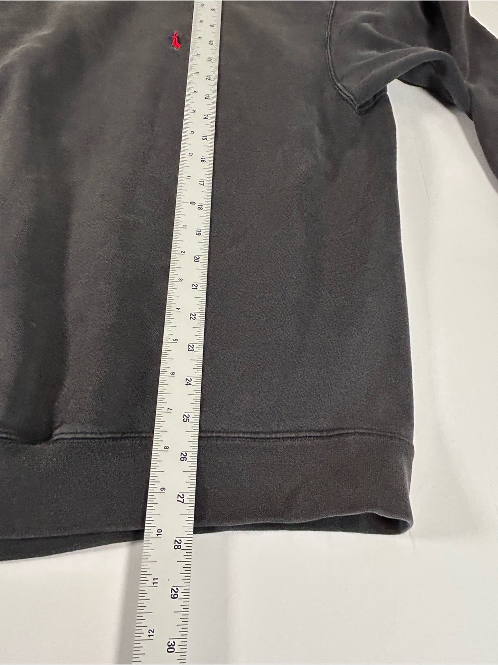 Polo by Ralph Lauren Black Sweatshirt with red Logo Tag - Picture 8 of 8